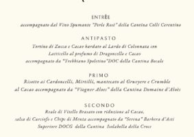 Black and White Minimalist Elegant Calligraphy Dinner Menu